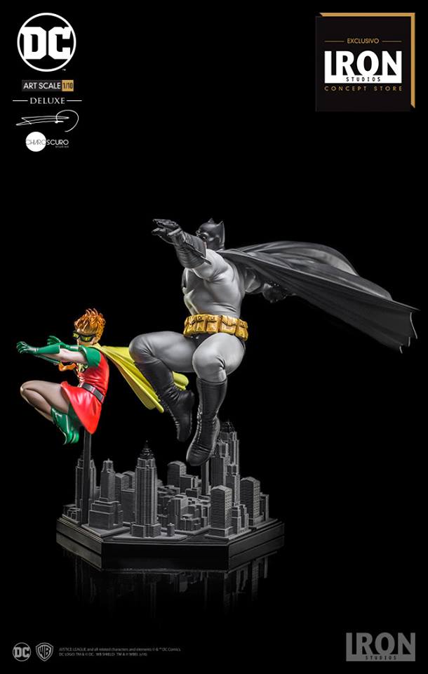 IRON STUDIOS: BATMAN & ROBIN  Deluxe art scale 1/10  Batman-Robin-Deluxe-Art-Scale-The-Dark-Knight-Returns-11