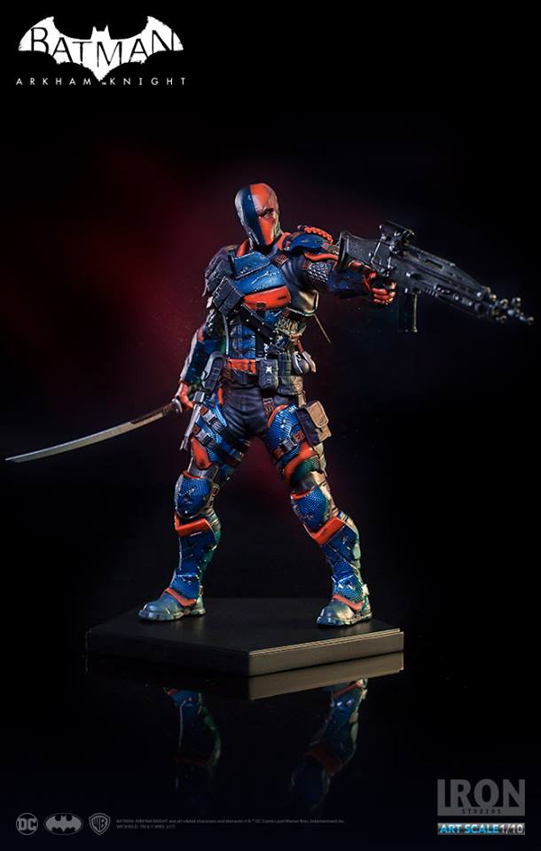 IRON STUDIOS: BATMAN ARKHAM KNIGHT DEATHSTROCKE Art scale 1/10 Deathstroke-Art-Scale-Arkham-Knight-01