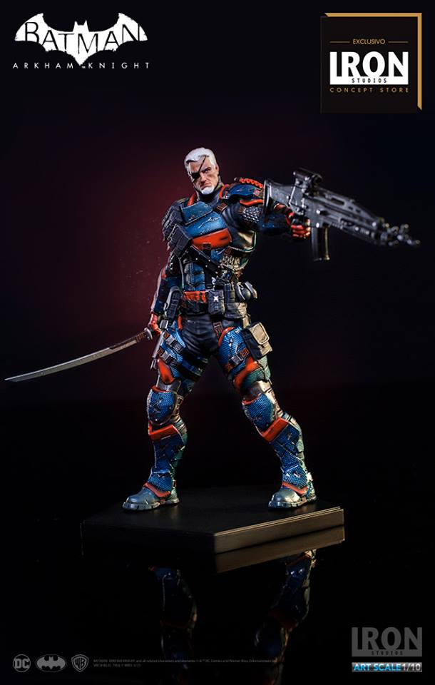 IRON STUDIOS: BATMAN ARKHAM KNIGHT DEATHSTROCKE Art scale 1/10 Deathstroke-Art-Scale-Arkham-Knight-02