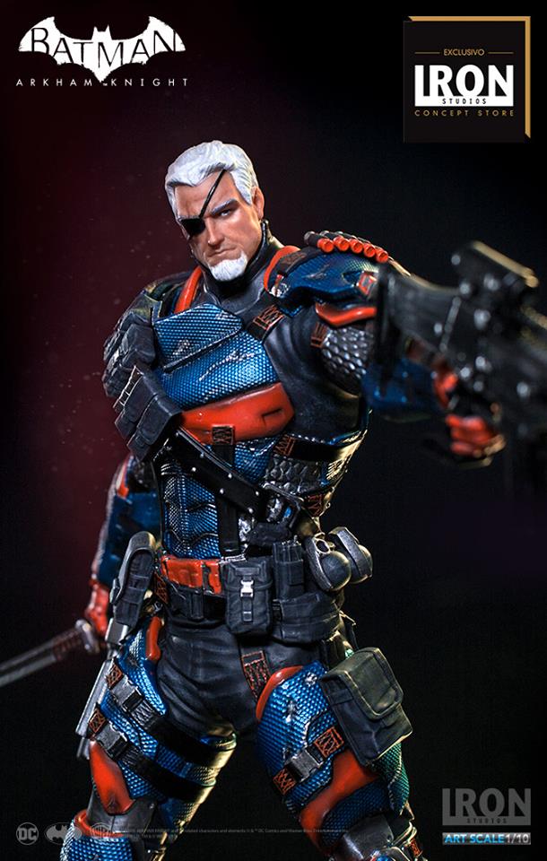 IRON STUDIOS: BATMAN ARKHAM KNIGHT DEATHSTROCKE Art scale 1/10 Deathstroke-Art-Scale-Arkham-Knight-03