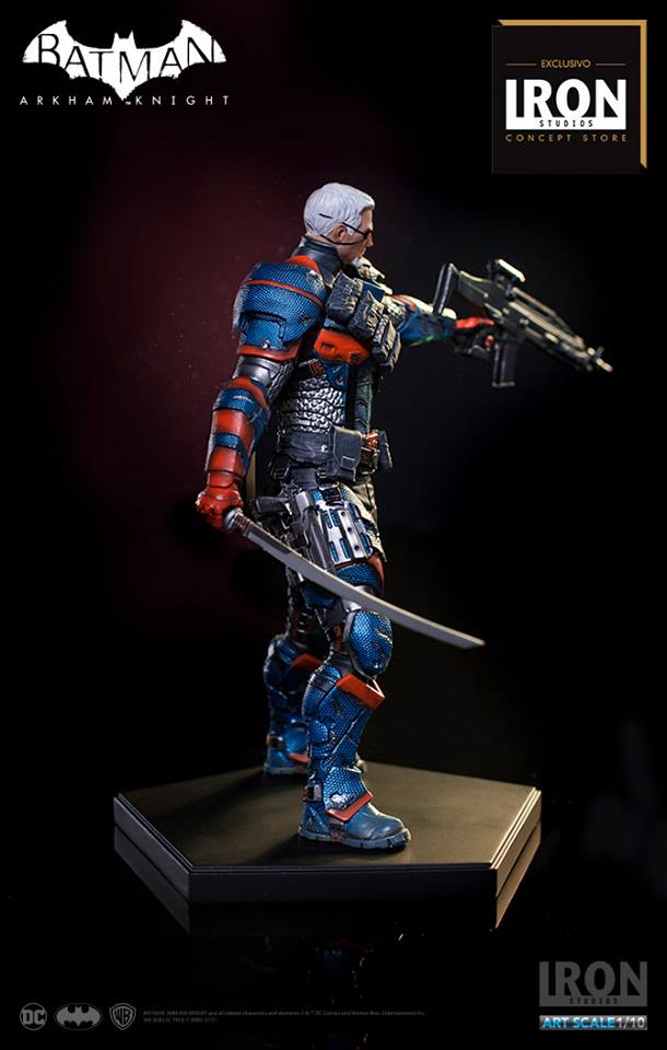 IRON STUDIOS: BATMAN ARKHAM KNIGHT DEATHSTROCKE Art scale 1/10 Deathstroke-Art-Scale-Arkham-Knight-04