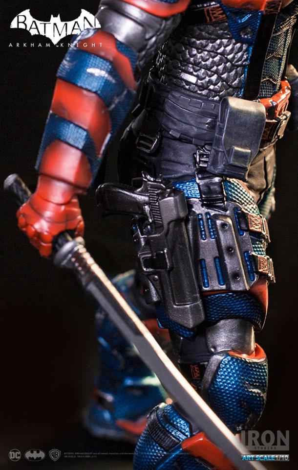 IRON STUDIOS: BATMAN ARKHAM KNIGHT DEATHSTROCKE Art scale 1/10 Deathstroke-Art-Scale-Arkham-Knight-07