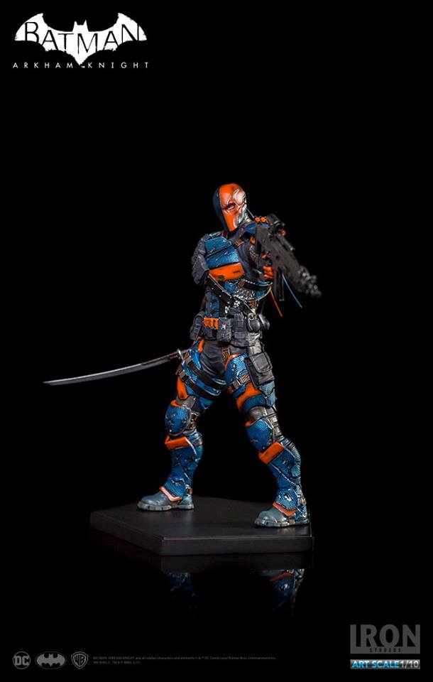 IRON STUDIOS: BATMAN ARKHAM KNIGHT DEATHSTROCKE Art scale 1/10 Deathstroke-Art-Scale-Arkham-Knight-08