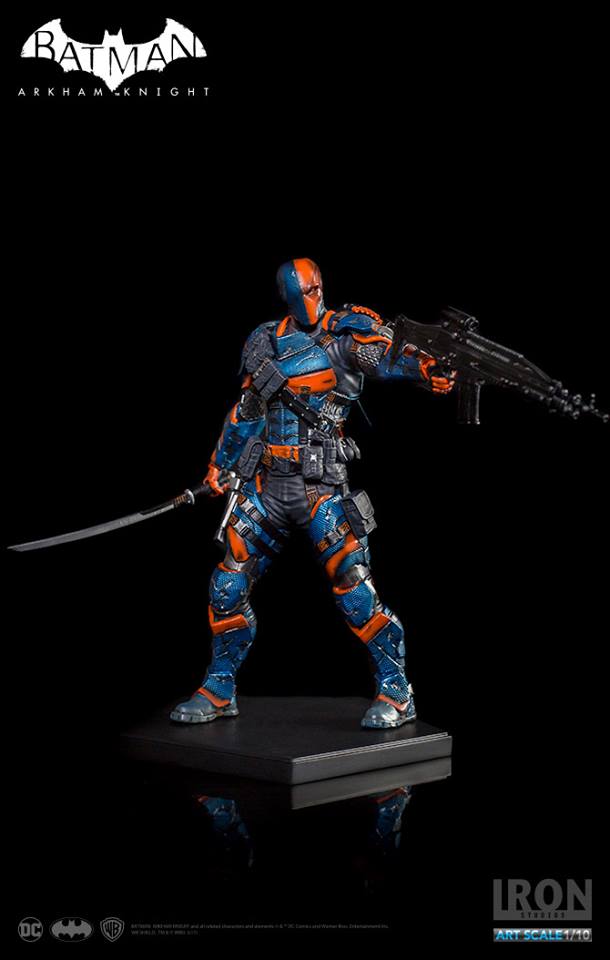 IRON STUDIOS: BATMAN ARKHAM KNIGHT DEATHSTROCKE Art scale 1/10 Deathstroke-Art-Scale-Arkham-Knight-09