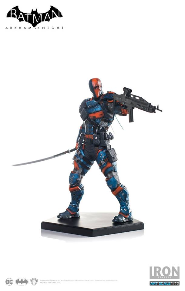 IRON STUDIOS: BATMAN ARKHAM KNIGHT DEATHSTROCKE Art scale 1/10 Deathstroke-Art-Scale-Arkham-Knight-16