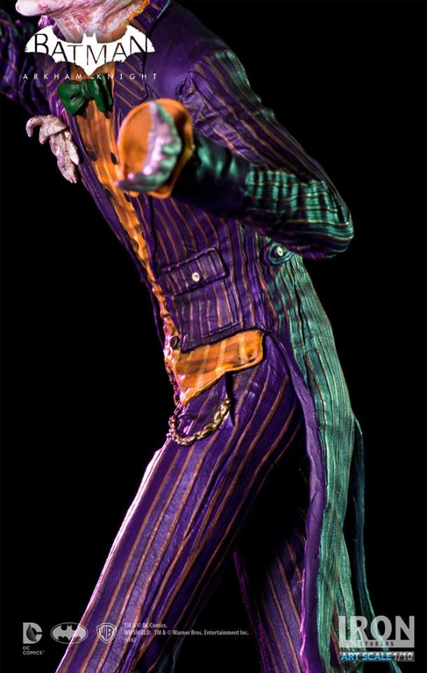 IRON STUDIOS: BATMAN ARKHAM KNIGHT JOKER art scale 1/10 Iron-studios-arkham-joker-art-03