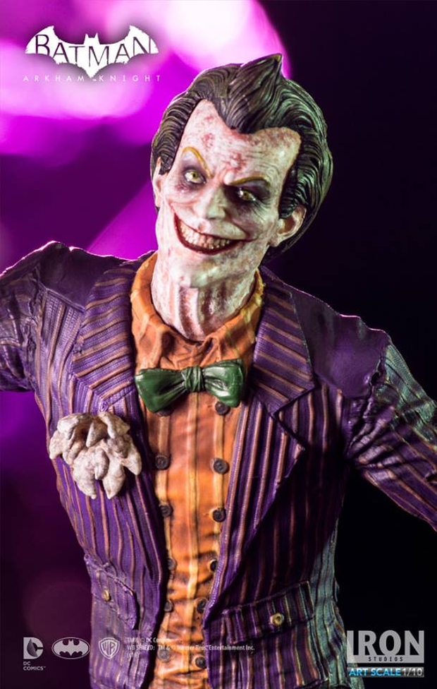 IRON STUDIOS: BATMAN ARKHAM KNIGHT JOKER art scale 1/10 Iron-studios-arkham-joker-art-08