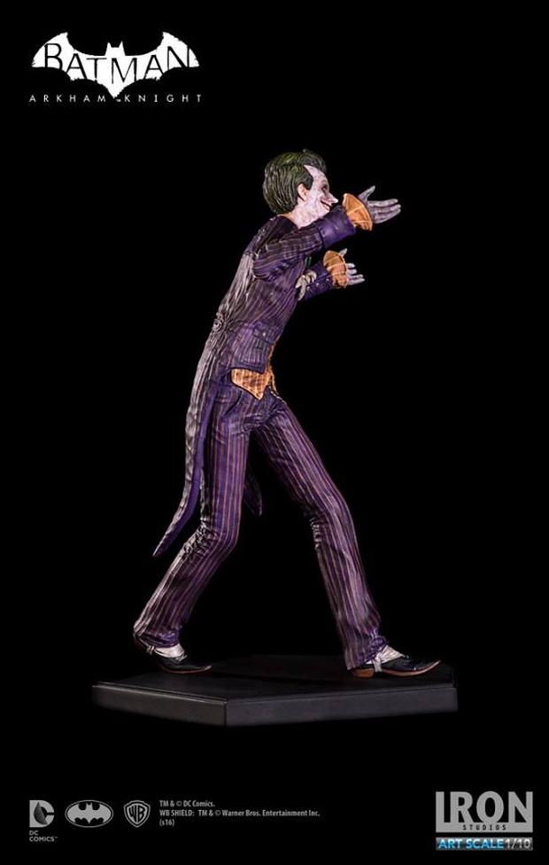 IRON STUDIOS: BATMAN ARKHAM KNIGHT JOKER art scale 1/10 Iron-studios-arkham-joker-art-12