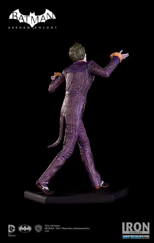 IRON STUDIOS: BATMAN ARKHAM KNIGHT JOKER art scale 1/10 Iron-studios-arkham-joker-art-13