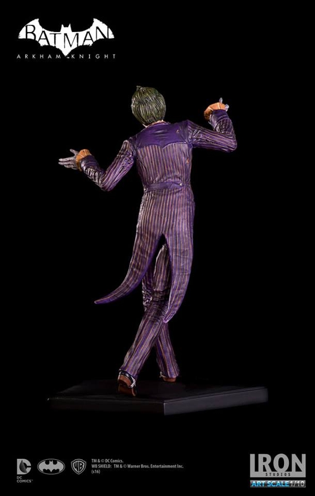 IRON STUDIOS: BATMAN ARKHAM KNIGHT JOKER art scale 1/10 Iron-studios-arkham-joker-art-14