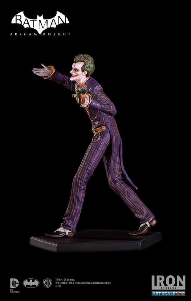 IRON STUDIOS: BATMAN ARKHAM KNIGHT JOKER art scale 1/10 Iron-studios-arkham-joker-art-16