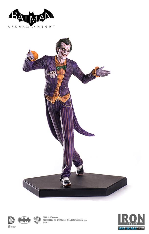 IRON STUDIOS: BATMAN ARKHAM KNIGHT JOKER art scale 1/10 Iron-studios-arkham-joker-art-18