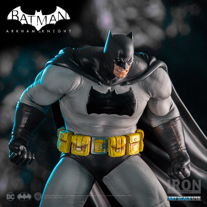 IRON STUDIOS: BATMAN ARKHAM KNIGHT THE DARK KNIGHT Art scale 1/10 Batman-the-dark-knight-dlc-art-scale-13