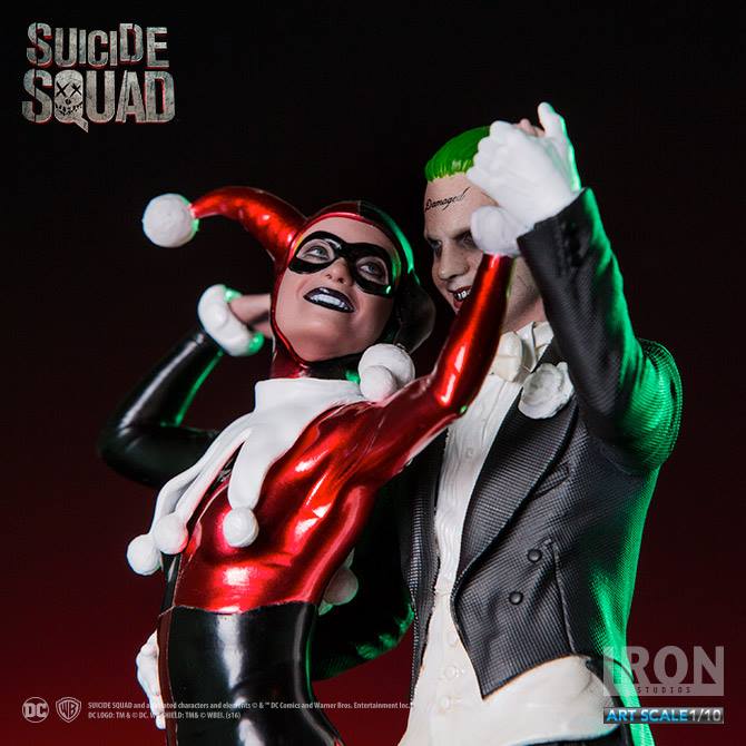 IRON STUDIOS: SUICIDE SQUAD THE JOKER & HARLEY QUINN Art scale 1/10 Joker-harley-dancing-art-scale-iron-studios-02