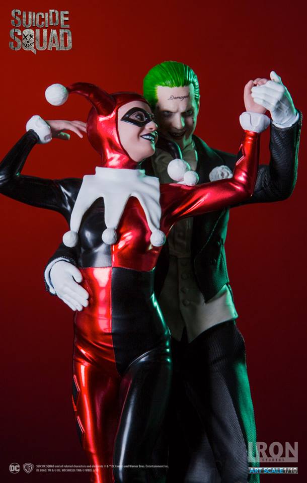 IRON STUDIOS: SUICIDE SQUAD THE JOKER & HARLEY QUINN Art scale 1/10 Joker-harley-dancing-art-scale-iron-studios-08