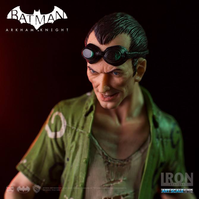 IRON STUDIOS: BATMAN ARKHAM KNIGHT THE RIDLER Art scale 1/10 The-ridler-art-scale-iron-studios-02