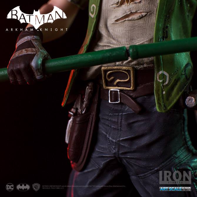 IRON STUDIOS: BATMAN ARKHAM KNIGHT THE RIDLER Art scale 1/10 The-ridler-art-scale-iron-studios-03