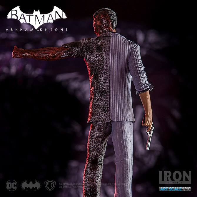 IRON STUDIOS: BATMAN ARKHAM KNIGHT TWO FACE Art scale 1/10 Two-face-batman-arkham-knight-art-scale-06