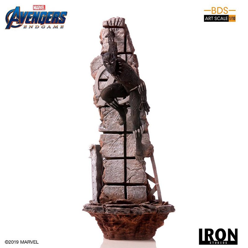 IRON STUDIOS : Avengers: Endgame – Black Panther Battle Diorama Statue Black-Panther-Iron-Studios-001