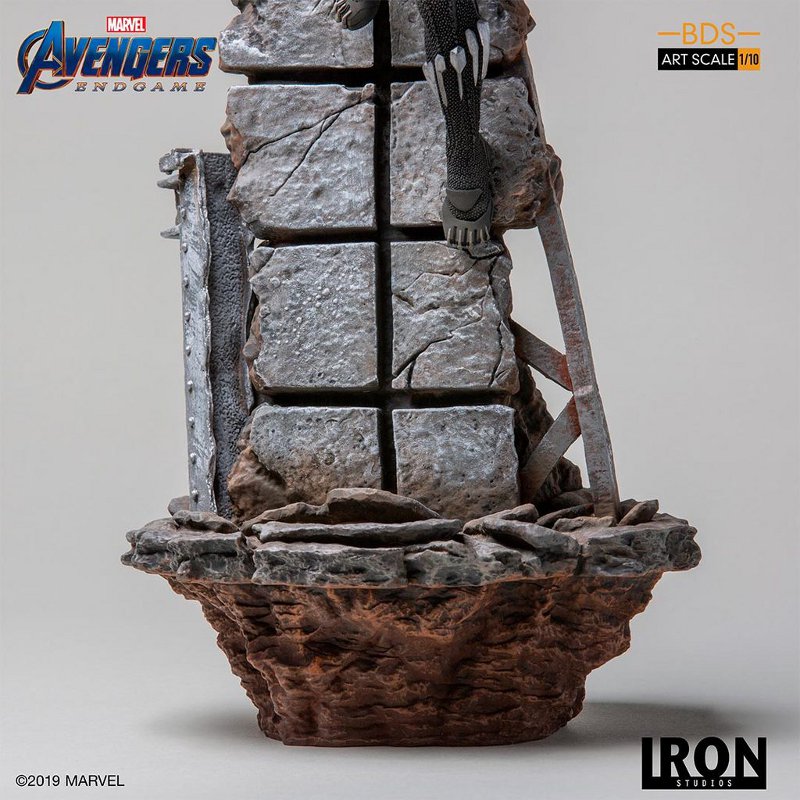 IRON STUDIOS : Avengers: Endgame – Black Panther Battle Diorama Statue Black-Panther-Iron-Studios-012