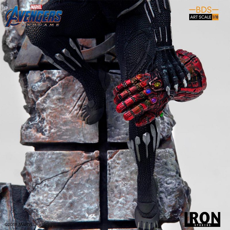 IRON STUDIOS : Avengers: Endgame – Black Panther Battle Diorama Statue Black-Panther-Iron-Studios-016