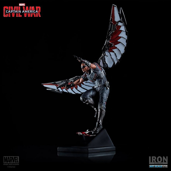 IRON STUDIOS: FALCON CIVIL WAR Art scale 1/10  Iron-Studios-Civil-War-Falcon-Art-Scale-20