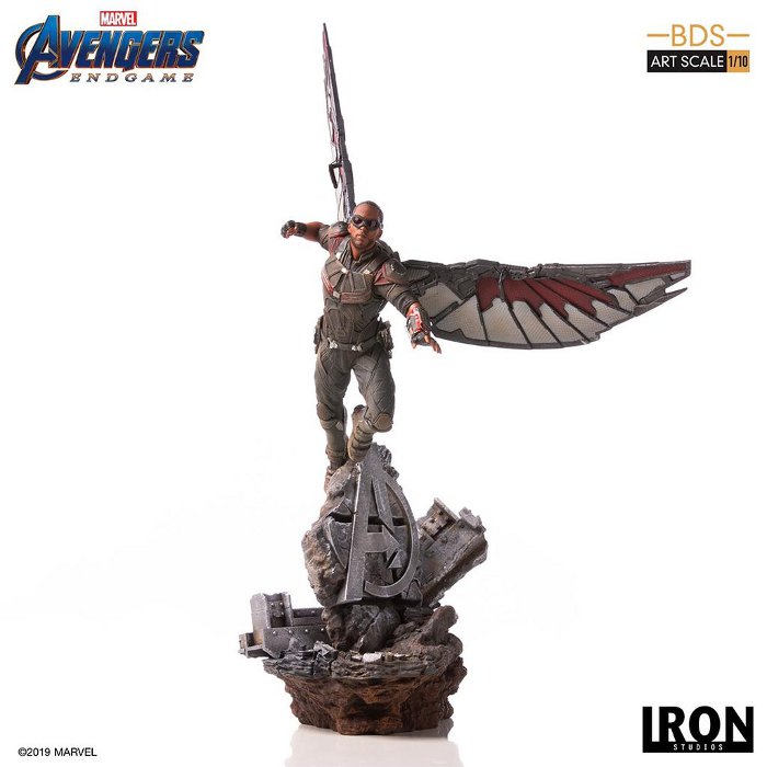 IRON STUDIOS : Avengers: Endgame Falcon Battle Diorama Series Iron-Studios-Endgame-Falcon-001