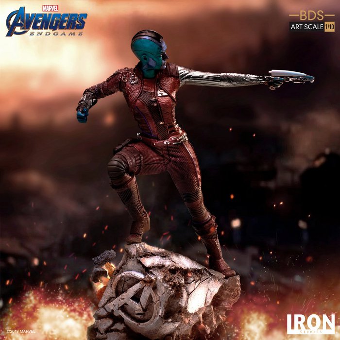 IRON STUDIOS : Avengers: Endgame – Nebula Statue  Iron-Studios-Nebula-Statue-003