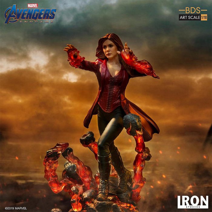 IRON STUDIOS : Avengers: Endgame – Scarlet Witch Statue Iron-Studios-Scarlet-Witch-002