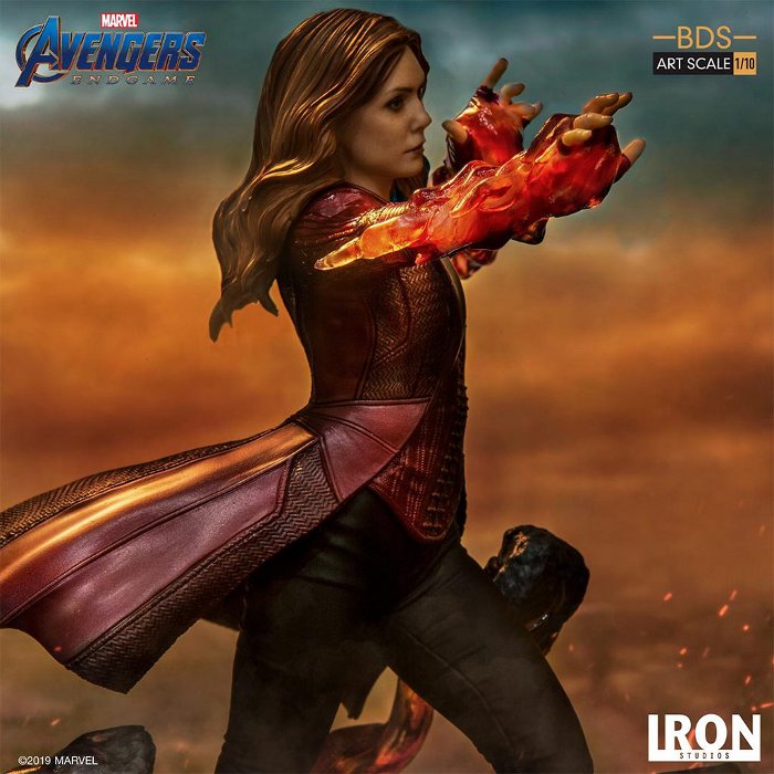 IRON STUDIOS : Avengers: Endgame – Scarlet Witch Statue Iron-Studios-Scarlet-Witch-003