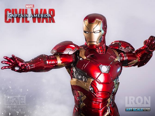 IRON STUDIOS: IRON MAN CIVIL WAR Art scale 1/10  Iron-man-civil-war-iron-studios-01