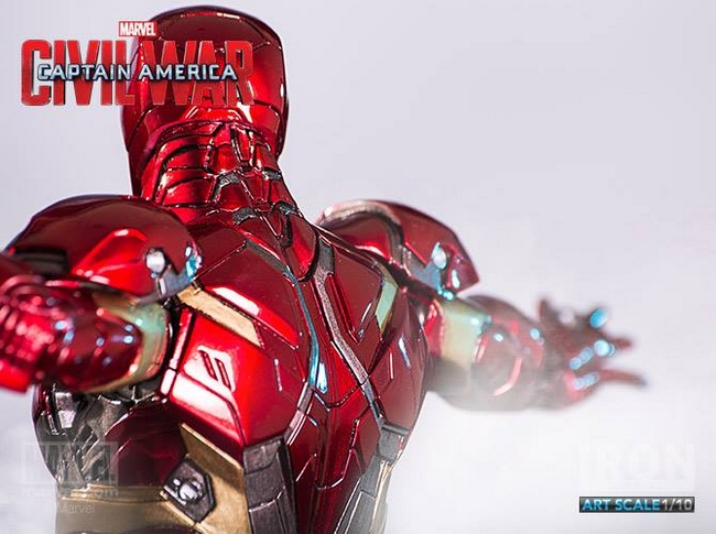 IRON STUDIOS: IRON MAN CIVIL WAR Art scale 1/10  Iron-man-civil-war-iron-studios-06