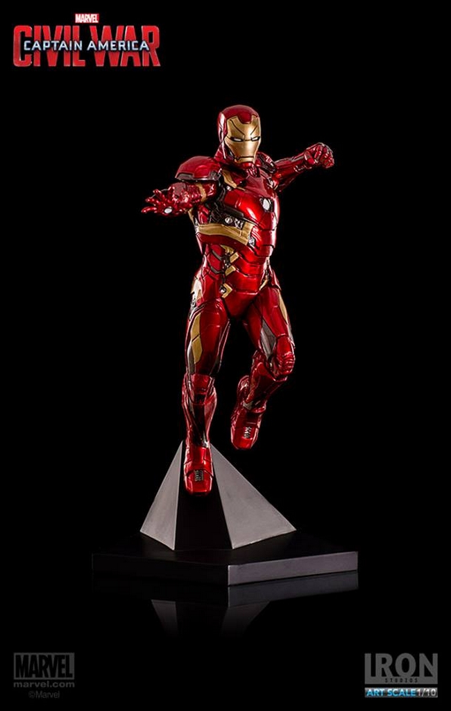 IRON STUDIOS: IRON MAN CIVIL WAR Art scale 1/10  Iron-man-civil-war-iron-studios-12