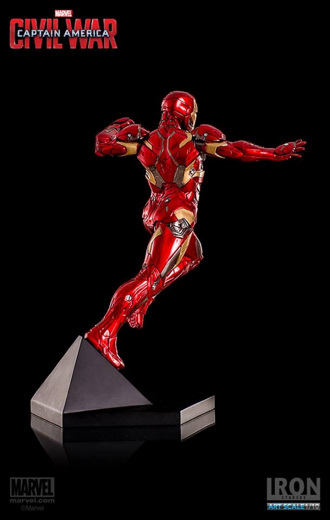 IRON STUDIOS: IRON MAN CIVIL WAR Art scale 1/10  Iron-man-civil-war-iron-studios-14