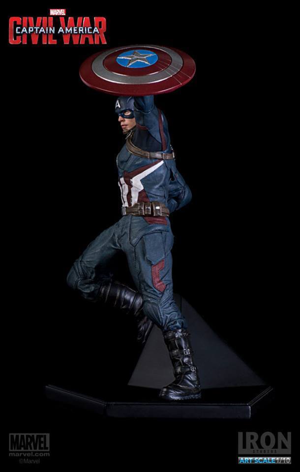 IRON STUDIOS: CAPTAIN AMERICA Civil war art scale 1/10 Iron-studios-captain-civil-war-art-scale-08