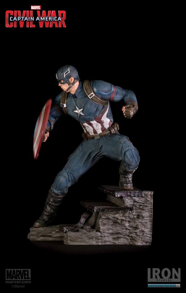 IRON STUDIOS: CAPTAIN AMERICA & ANT-MAN Civil war Legacy réplica 1/4 Iron-studios-captain-civil-war-legacy-18