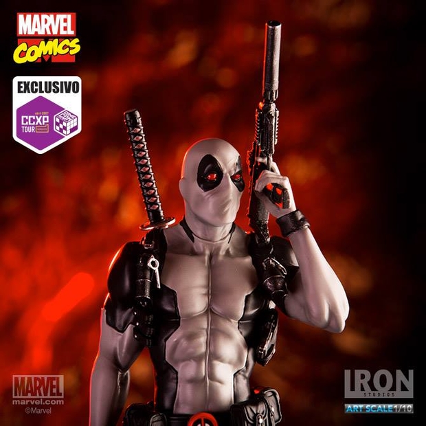 IRON STUDIOS: DEADPOOL X-FORCE Exclusive art scale 1/10  Iron-studios-deadpool-art-scale-03