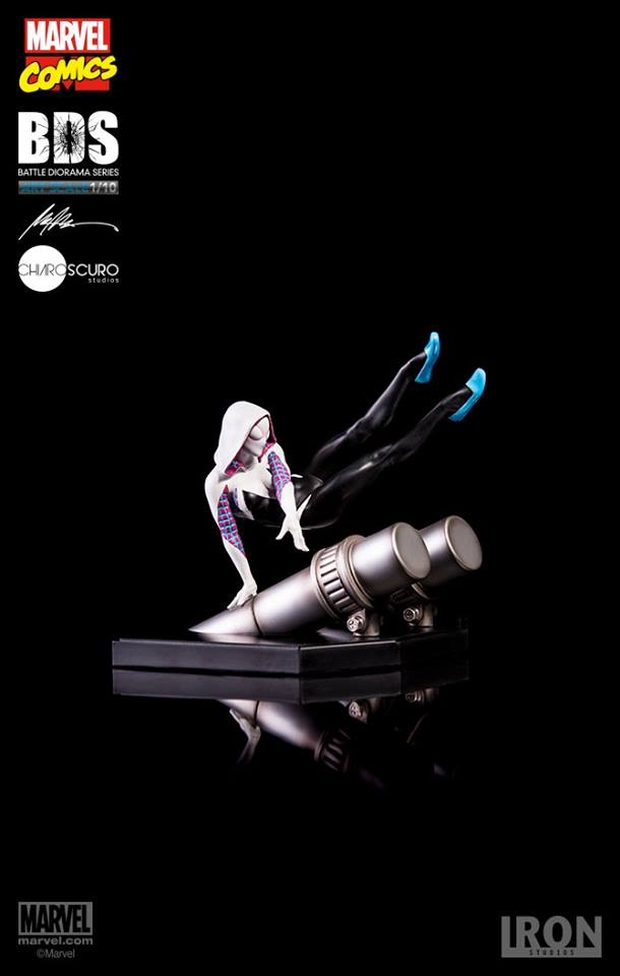 IRON STUDIOS: SPIDER GWEN BDS Art scale 1/10 Iron-studios-spider-gwen-art-08