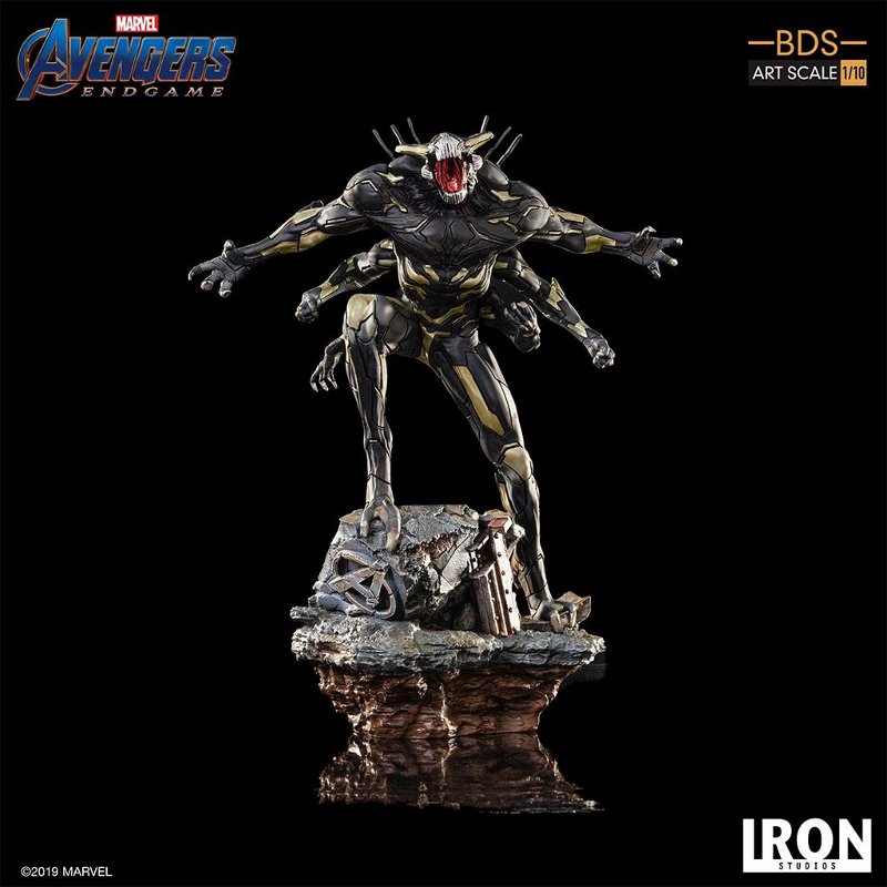 IRON STUDIOS : Avengers: Endgame – Iron Spider and Outrider Statues Outrider-BDS-Statue-014