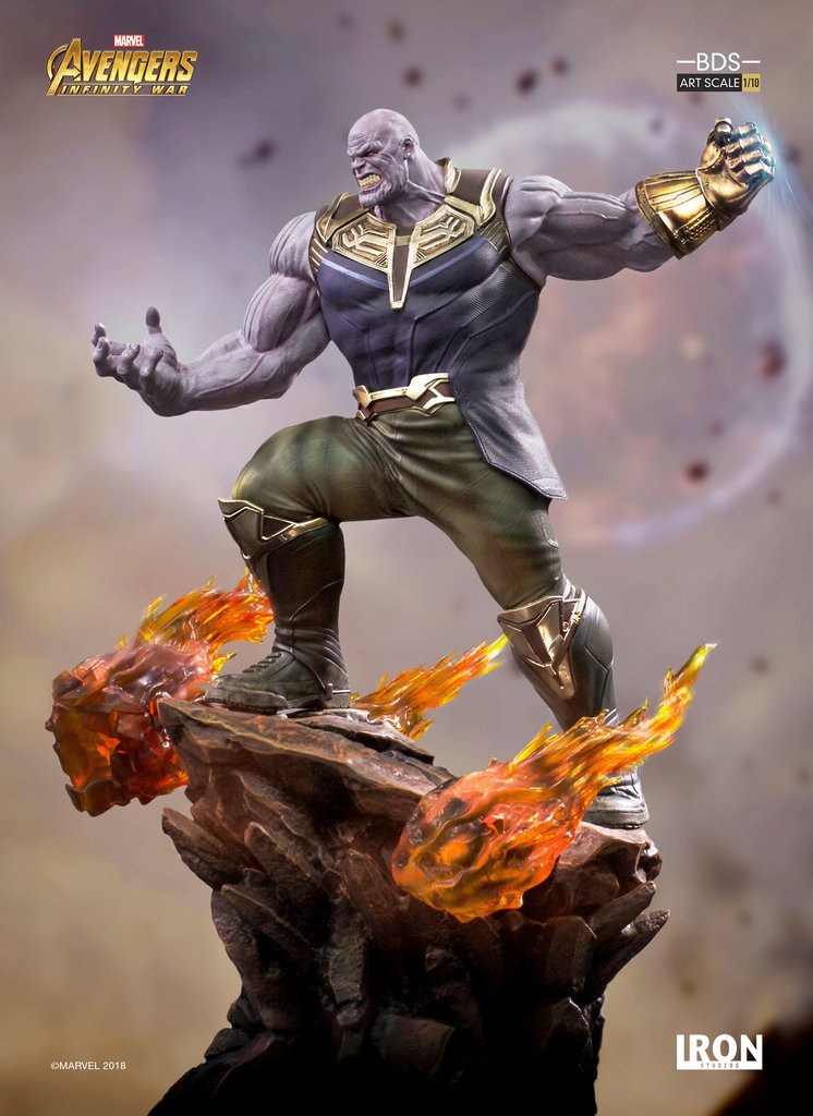 IRON STUDIOS: THANOS Infinity war Art scale 1/10  Thanos-infinty-war-iron-studios-001