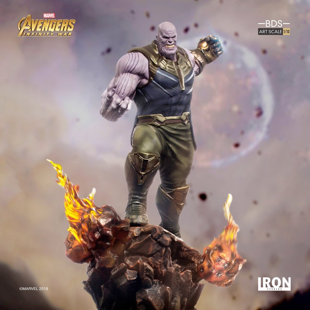 IRON STUDIOS: THANOS Infinity war Art scale 1/10  Thanos-infinty-war-iron-studios-01