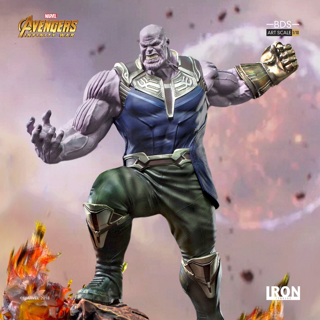 IRON STUDIOS: THANOS Infinity war Art scale 1/10  Thanos-infinty-war-iron-studios-06