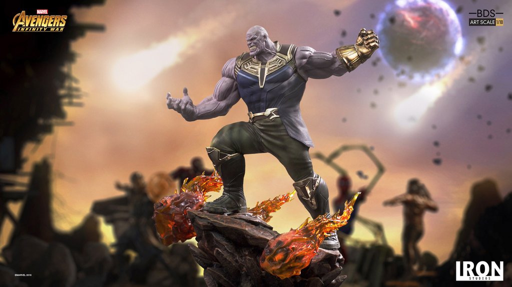 IRON STUDIOS: THANOS Infinity war Art scale 1/10  Thanos-infinty-war-iron-studios-08