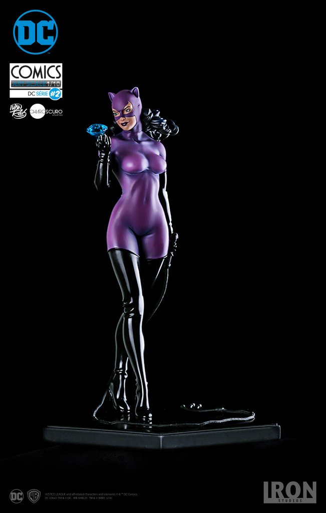 IRON STUDIOS: CATWOMAN Art scale 1/10  Catwoman-art-scale-iron-studios-06