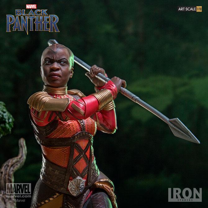 IRON STUDIOS: OKOYE black panther movie art scale 1/10  Iron-studios-okoye-black-panther-art-scale-01