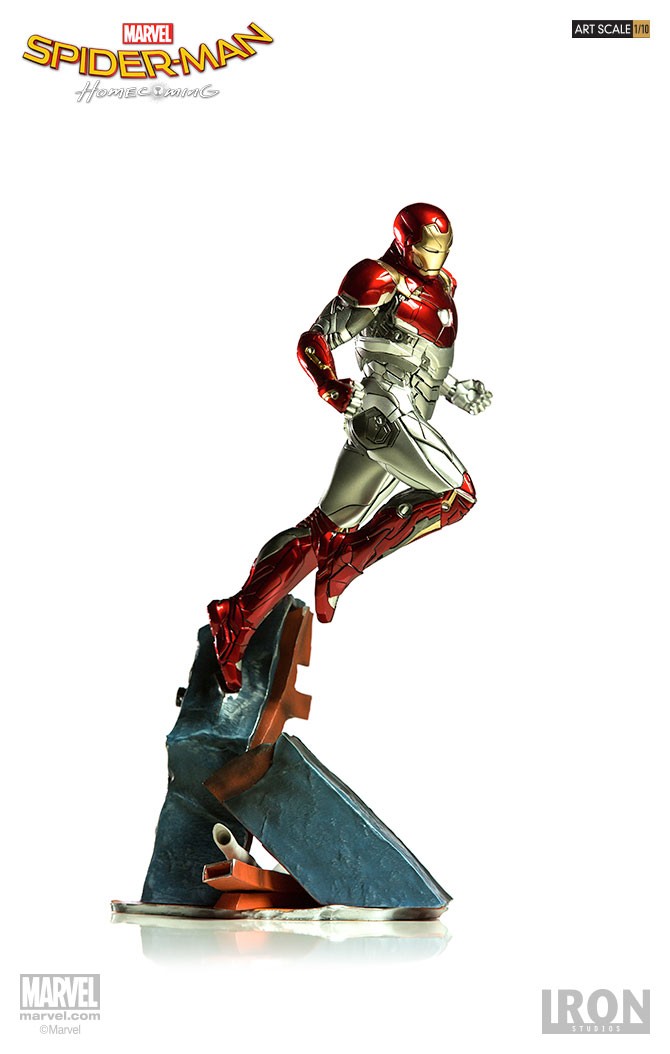 IRON STUDIOS: IRON MAN Mark XLVII Spider-Man Homecoming  Spiderman-homecomming-art-scale-iron-studios-08