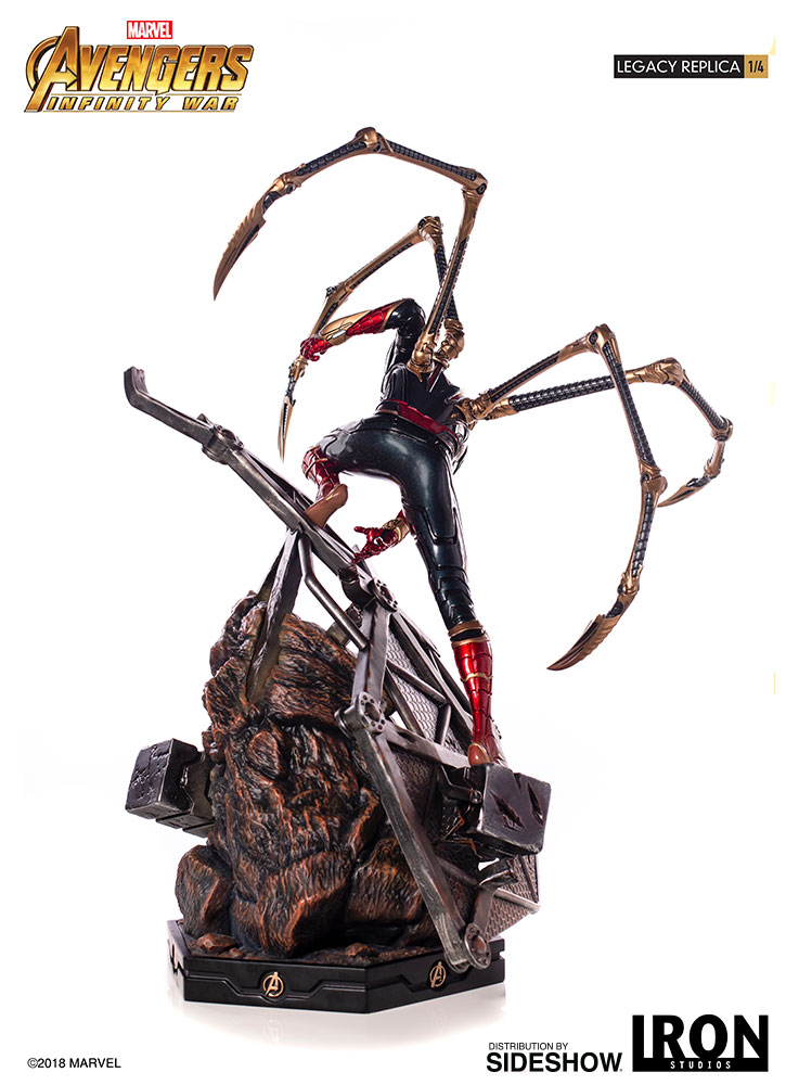 IRON STUDIOS: IRON SPIDERMAN Infinity war Legacy replica 1/4 scale -iron-spider-man-statue-iron-studios-13