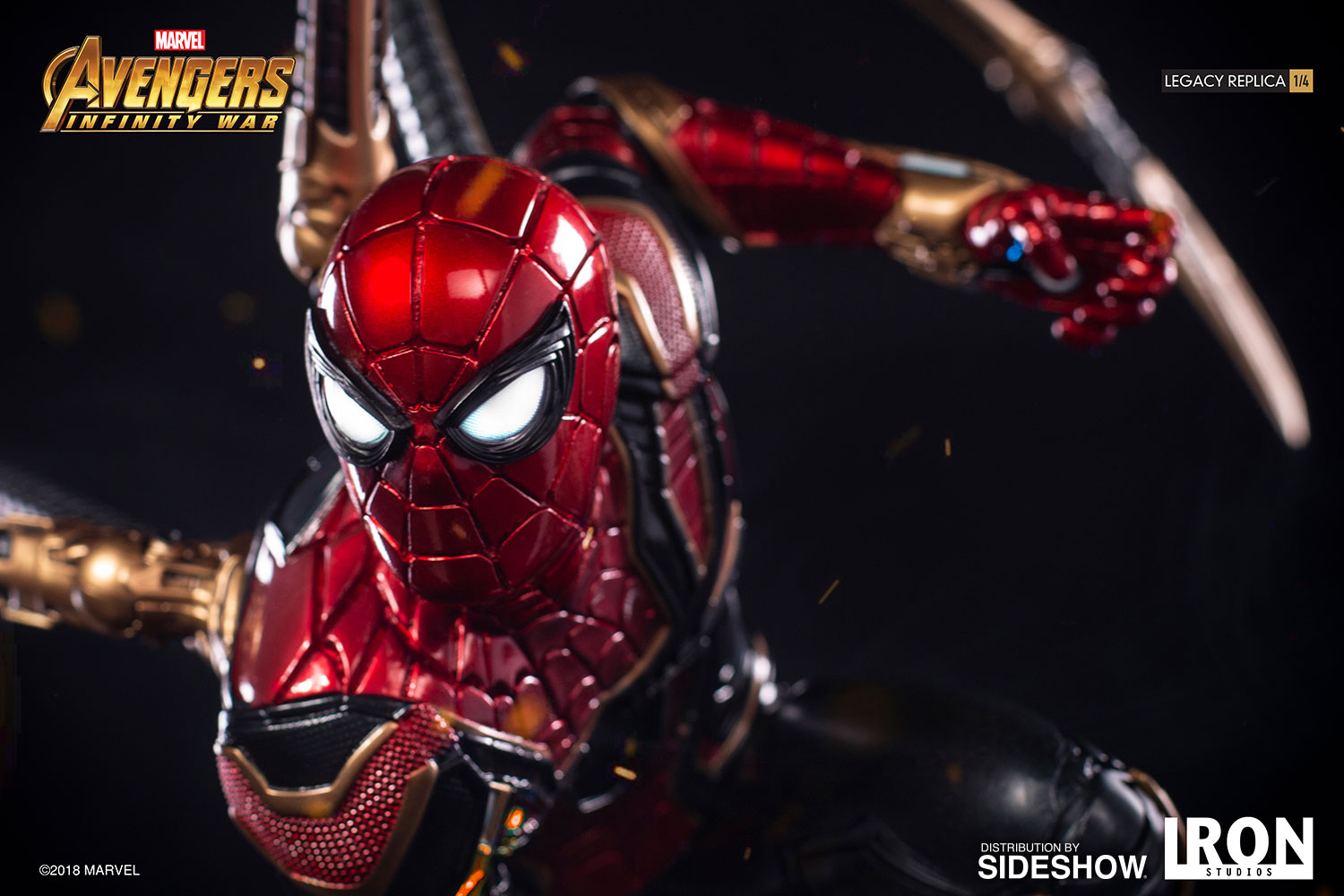 IRON STUDIOS: IRON SPIDERMAN Infinity war Legacy replica 1/4 scale -iron-spider-man-statue-iron-studios-15