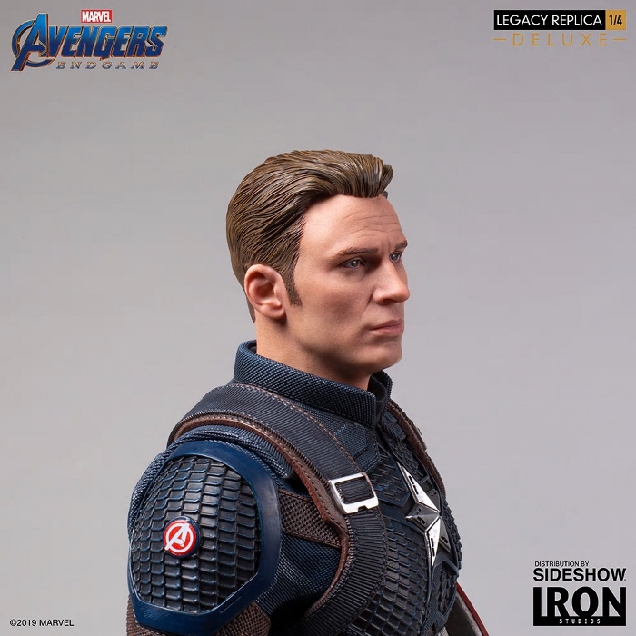 IRON STUDIOS - Captain America (Deluxe) 1/4 statue Captain-America-Deluxe-Iron-Studios-14