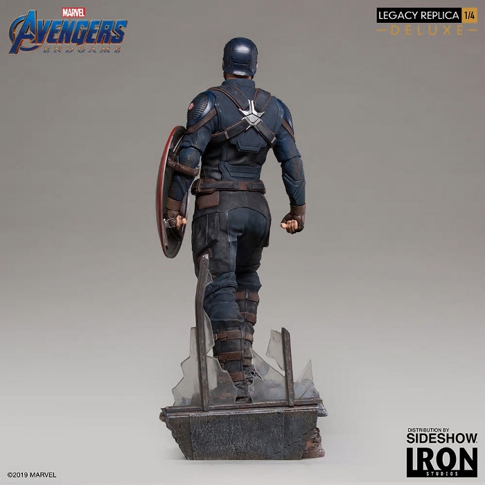IRON STUDIOS - Captain America (Deluxe) 1/4 statue Captain-America-Deluxe-Iron-Studios-6